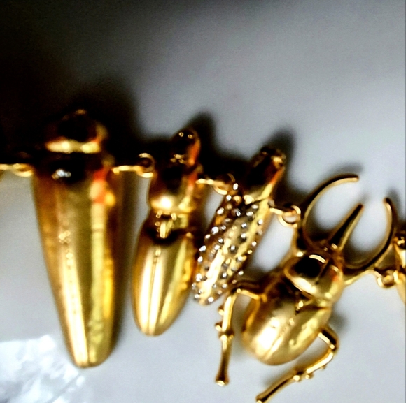 🌹Schiaparelli Insects Ststement Necklace. I a box - Picture 5 of 16